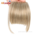 Fringe Hair Extension Silky Straight Neat Synthetic Clip In Hair Bangs Supplier